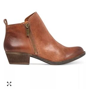 Lucky Brand Basel Leather Ankle Booties